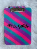 Glitter Clipboard & Pen Set | Custom Clipboard | Epoxy Clipboard