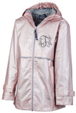 Youth Monogrammed Rain Jacket ~ Rose Gold Rain Jacket