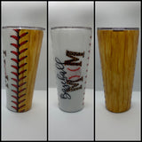 Baseball Mom Tumbler | Glitter Tumbler