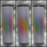 Custom Glitter Tumbler & Pen Set | Glitter Tumbler | Glitter Pen | Glitter Pen | Unicorn Burst Tumbler