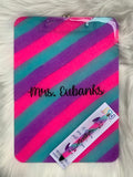 Glitter Clipboard & Pen Set | Custom Clipboard | Epoxy Clipboard