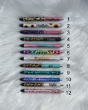 Glitter Pens | Custom Pens | Personalized Pens | Leopard Pens