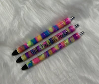 Custom Pen | Personalized Pen | Glitter Pen | Tie Dye Pen